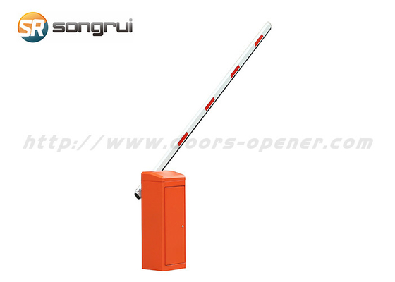 Cổng rào chắn an ninh BLDC màu cam, Cổng rào cản giao thông 220V