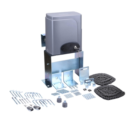Máy mở cửa điều khiển từ xa tự động Máy mở cửa trượt cho 1000kg truyền động bằng xích